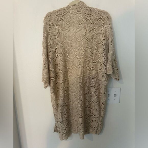 Altar’d State Open Front Crochet Sweater M/L - Picture 3 of 5